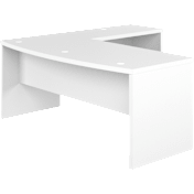 Echo 72W Bow Front L Shaped Desk