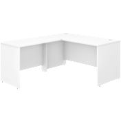 Studio C 60W x 30D L Shaped Desk with 42W Return