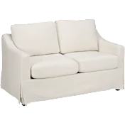 Bush Home Harper 57W Loveseat with Slipcover