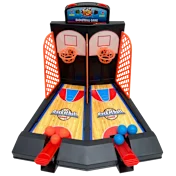 Well Played Toys Tabletop Basketball Shooting Game with Dual Launcher