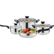 J&V Textiles 7-Piece Kitchen Cookware Set