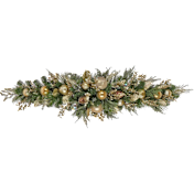 National Tree Company 60" Champagne Wishes Mantel Swag