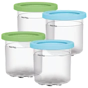 Paquete de 4: Vasos Ninja CREAMi