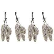 4-pack National Tree Company Handcrafted Glass Pinecone Cluster Ornament