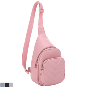 Poppy & Harper Mia Chevron Quilted Sling