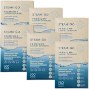 6-Pack: Steam & Go Laundry Sheets (180 sheets / 360 loads)