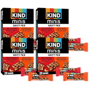 80-Pack: KIND Mini Variety Snack Bars (BB 8/10/26)