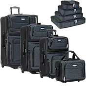 Travel Select Amsterdam 8-Piece Softside Luggage Set with Packing Cubes