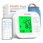 iHealth Track Smart Upper Arm Blood Pressure Monitor with Wide Range Cuff