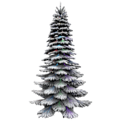 The Fiber-Optic Northern Lights Tree (7.5')