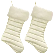 2-Pack: National Tree Company Puffy Coat Stockings