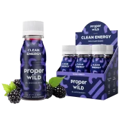 72-Pack: Proper Wild Clean Energy Shots (Blackberry)