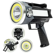 Star Patrol Rechargeable 4000L Flashlight Platinum Edition