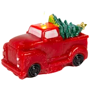 Unmatched 6" 3D Red Truck Flame Candle