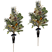 National Tree Company 2-Piece 28" Swiss Chic Sprays