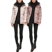 Kenneth Cole Puffer Jacket with Attached Hood
