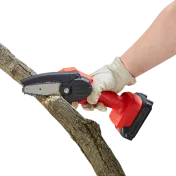 Hammacher Schlemmer 21V Mini 4" Cordless Chainsaw