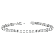Voss+Agin 8 Carat DEW Created Sapphire Tennis Bracelet