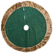 National Tree Company Rural Homestead Quilted Christmas Tree Skirt