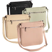 Cee Klein Double Top Zipper Crossbody