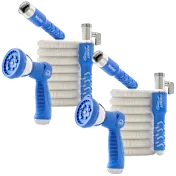 Paquete de 2: Mangueras Pocket Hose Expandibles de 25' con Rociadores de Mano