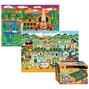 3-Pack: Home Country Two 1000-Piece Puzzles with Kodak Ultimate Puzzle Pack