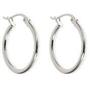 Hakol .925 Sterling Silver French Lock Hoops