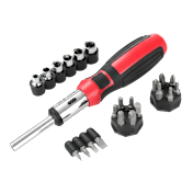 Infinite Basics 27-Piece Ratcheting Screwdriver Bit & Socket Set