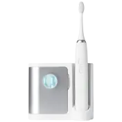 The Ultrasonic Vibration Electric Toothbrush with UV-Sanitizing Charging Station