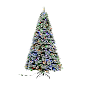 The 7.5' Lighted Snowfall Scotch Pine