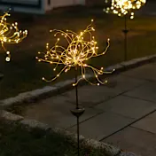 Touch of ECO Twinklelite Solar Panel LED Garden Stake Light