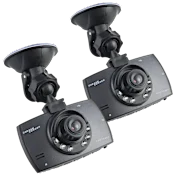 2-Pack: Lifeware Ultra Slim 1080P Dash Cam W/ 2.4" Screen