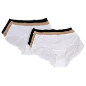 6-Pack: Rhonda Shear Invisible Edge Mid-Rise Briefs
