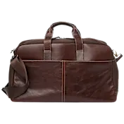 The Refined Leather Travel Duffle