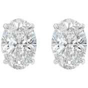 The Oval Lab-Grown Diamond Stud Earrings