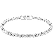 The Swarovski Bezel-Set Crystal Tennis Bracelet