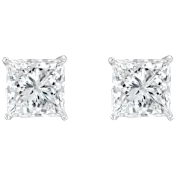 The Princess-Cut Lab-Grown Diamond Stud Earrings