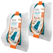 2-Pack: BLACK+DECKER Memory Foam Lumbar Support Pillow with Cooling Gel