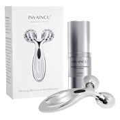 Invaincu Health Wrinkle Tightening Solution & Firming Micro-Current Massager Set