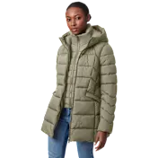 Bernardo Hooded Cosmic Puffer Coat with Bib