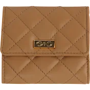 G by Giuliana Black Label Quilted Lamb Leather Flap Wallet