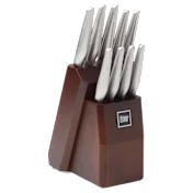 Robert Irvine 10-Piece Stainless Steel Knife Block Set