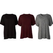 3-Pack: HUE Boyfriend Active Layer Tees