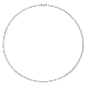 The Moissanite Tennis Necklace