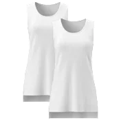 2-Pack: HUE Hi-Low Hem Sleeveless Tunics