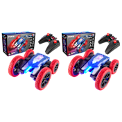 2-Pack: Force1 Tornado+ LED Stunt Car