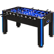 The Blue-Lit Foosball Table With Electronic Scoring
