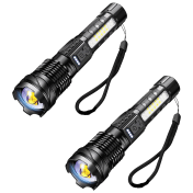 2-Pack: AXL Telescoping Tactical Flashlight