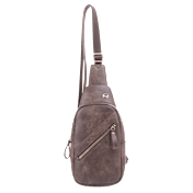 Poppy & Harper Ciara Sling Bag with Diagonal Zipper