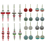 The 24-Piece Vintage-Inspired Ornament Collection